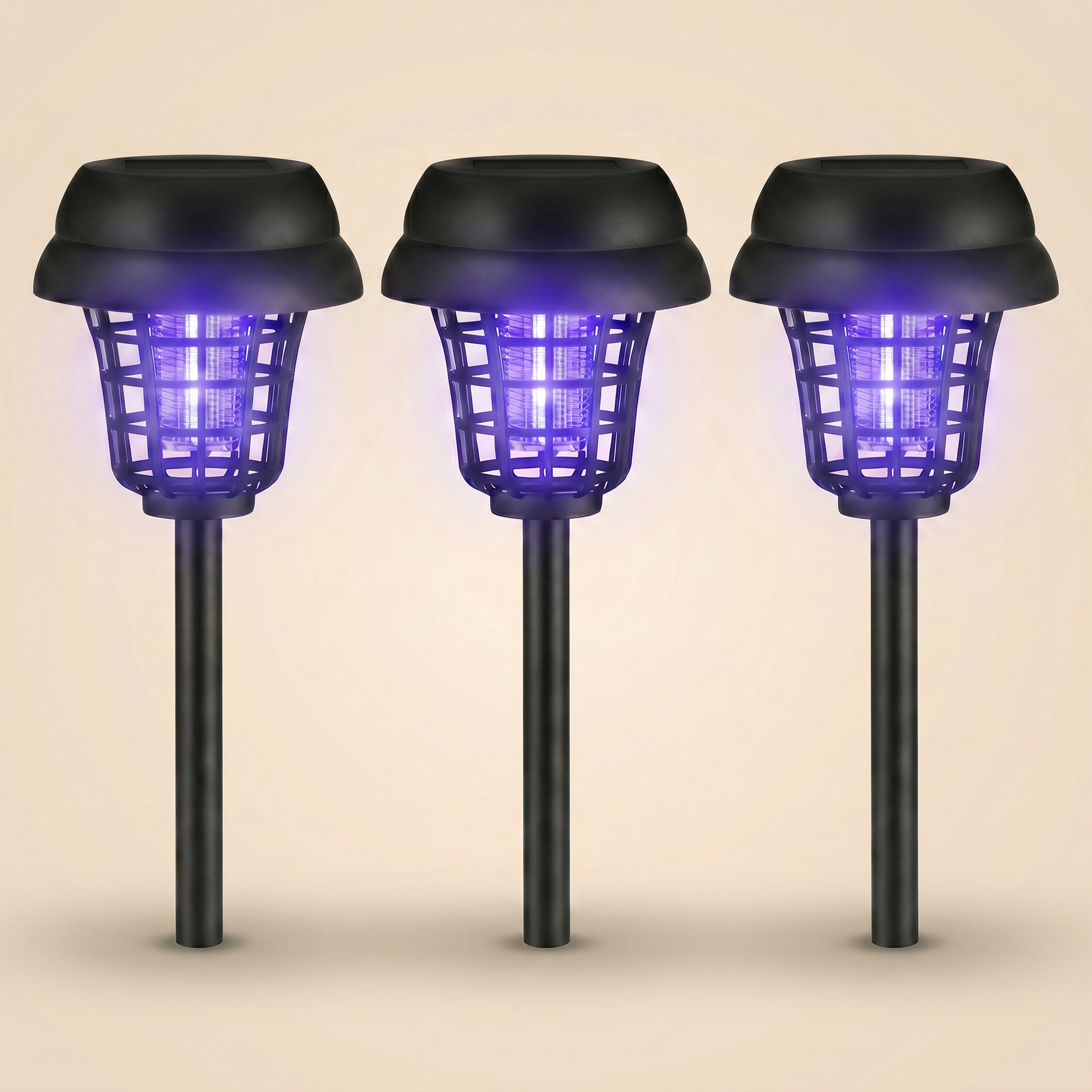 Pack 3 lampes solaires anti-moustiques Soléa