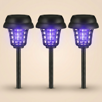 Pack 3 lampes solaires anti-moustiques Soléa