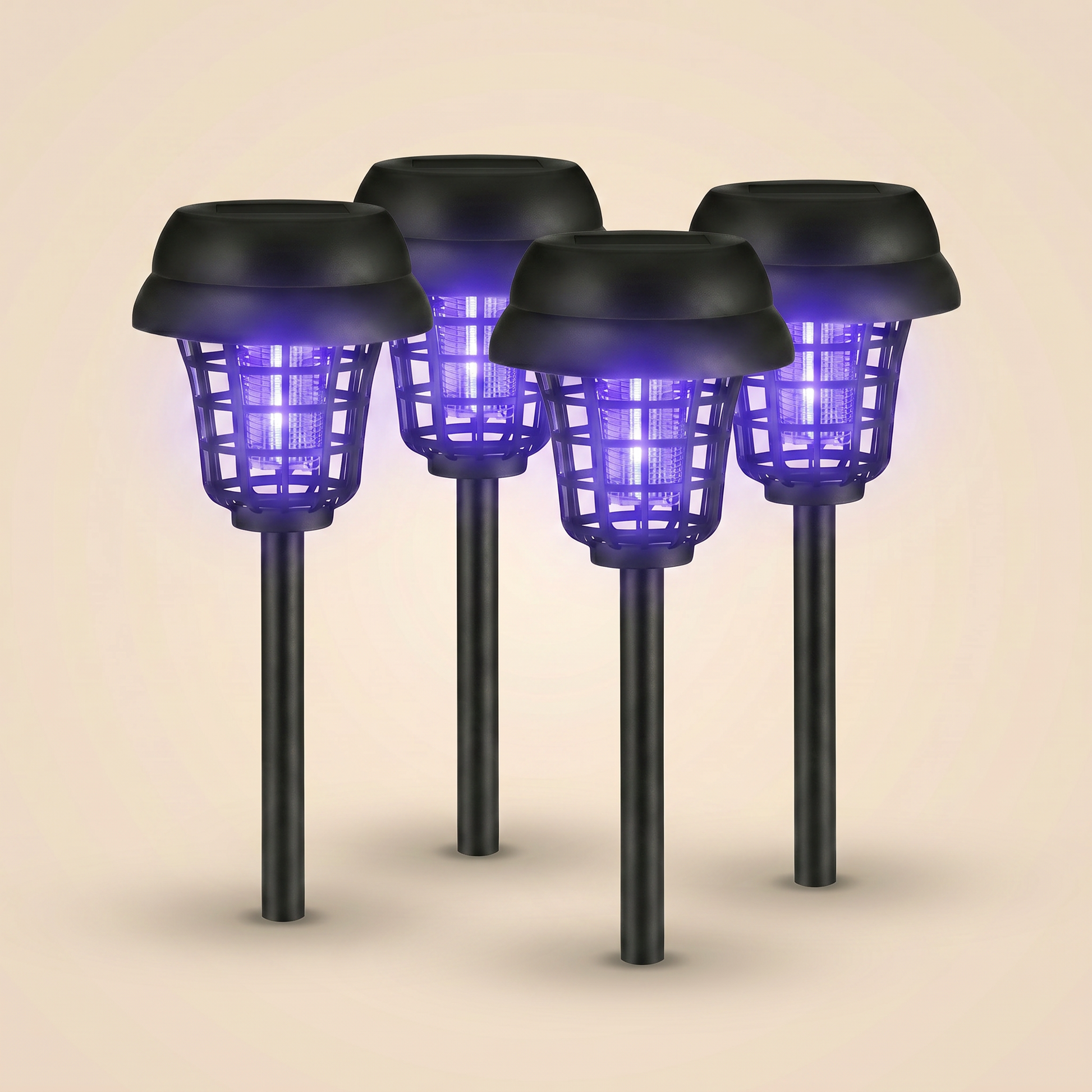 Pack 4 lampes solaires anti-moustiques Soléa
